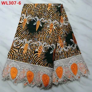 Trendy Embroidered Lace Fabric 5 Yards