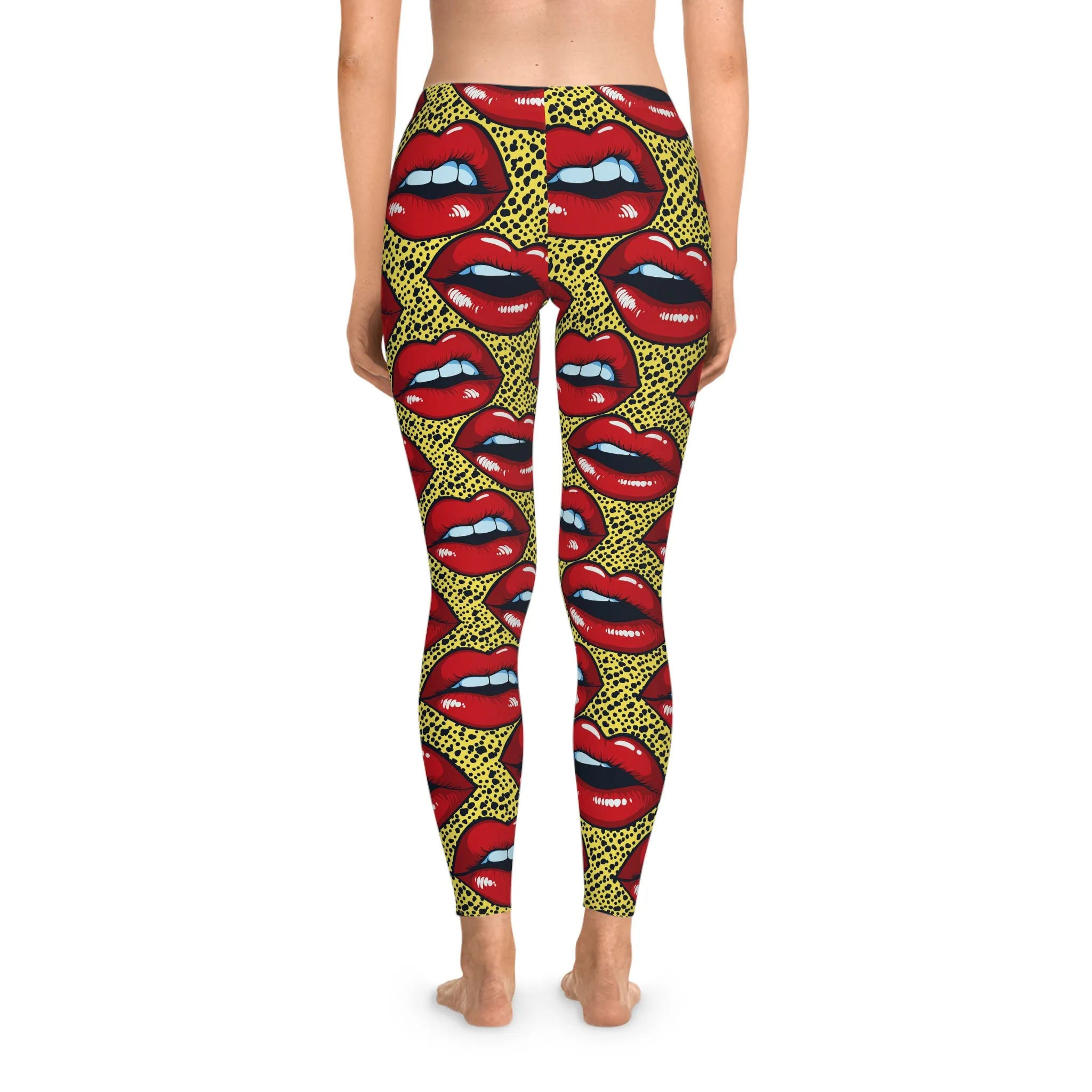 Vibrant Fusion Stretchy Leggings for Active Lifestyle & Everyday Comfort