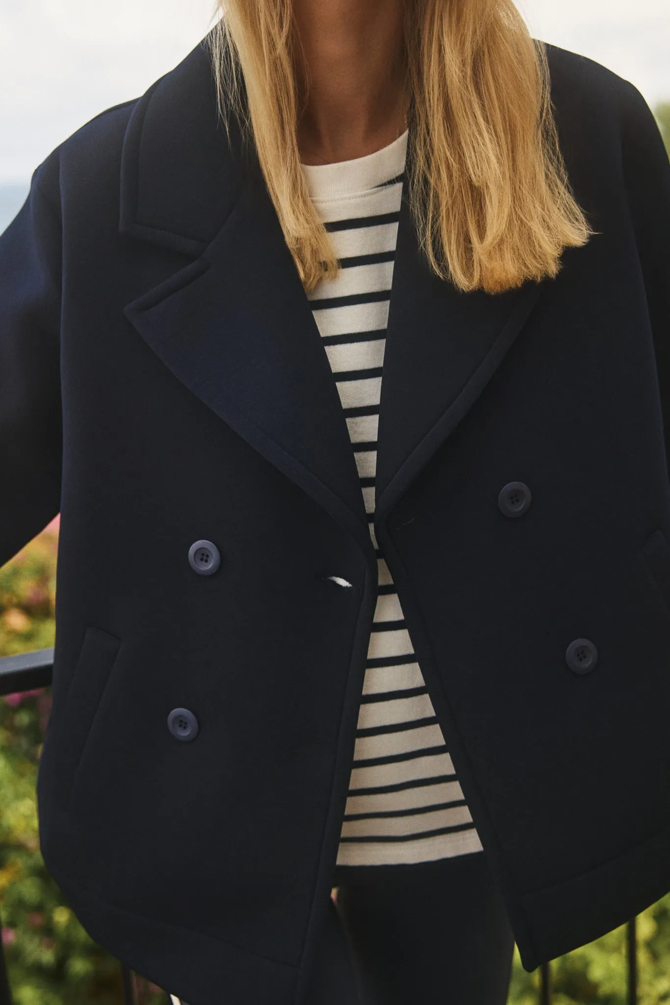 Vicky Peacoat | Navy