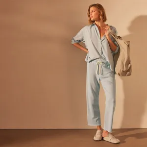 Vintage French Terry Cutoff Sweatpant - Open Sky Pigment