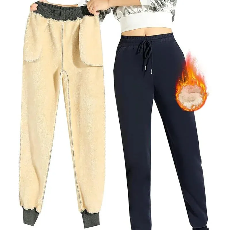 [warm gift] Men’s Plush-lined Sports Pants