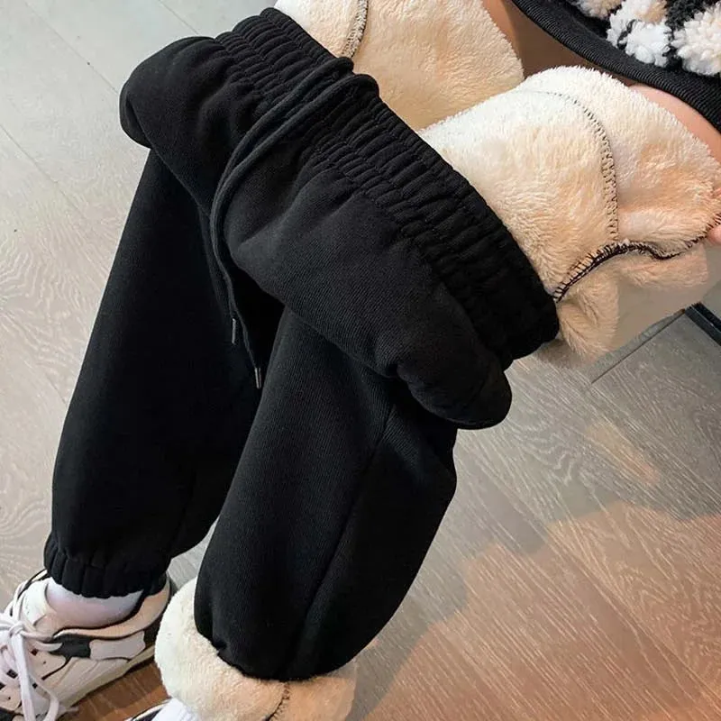 [warm gift] Men’s Plush-lined Sports Pants