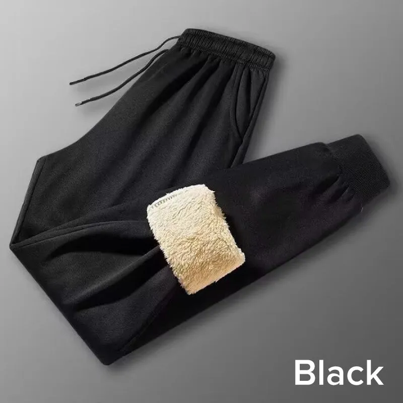 [warm gift] Men’s Plush-lined Sports Pants