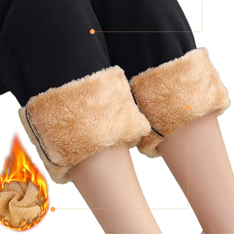 [warm gift] Men’s Plush-lined Sports Pants