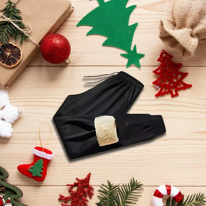 [warm gift] Men’s Plush-lined Sports Pants