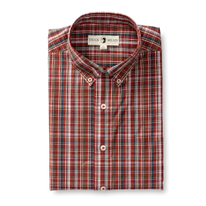 Watkins Plaid Cotton Poplin Sport Shirt