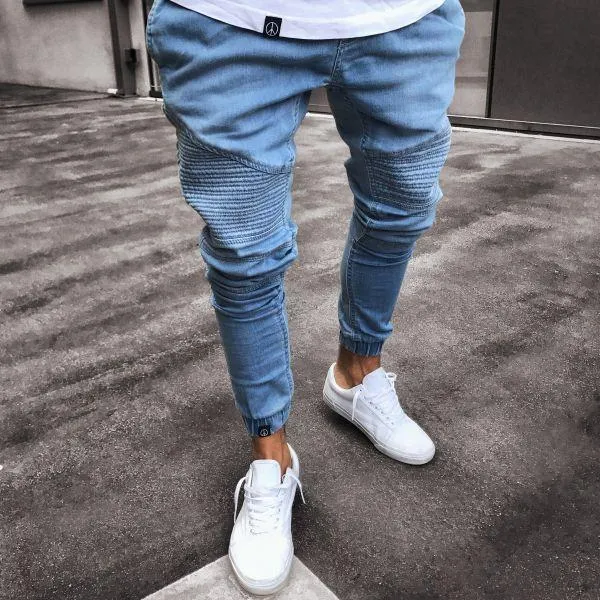 West Louis™ Casual Slim-Fit Pencil Jeans