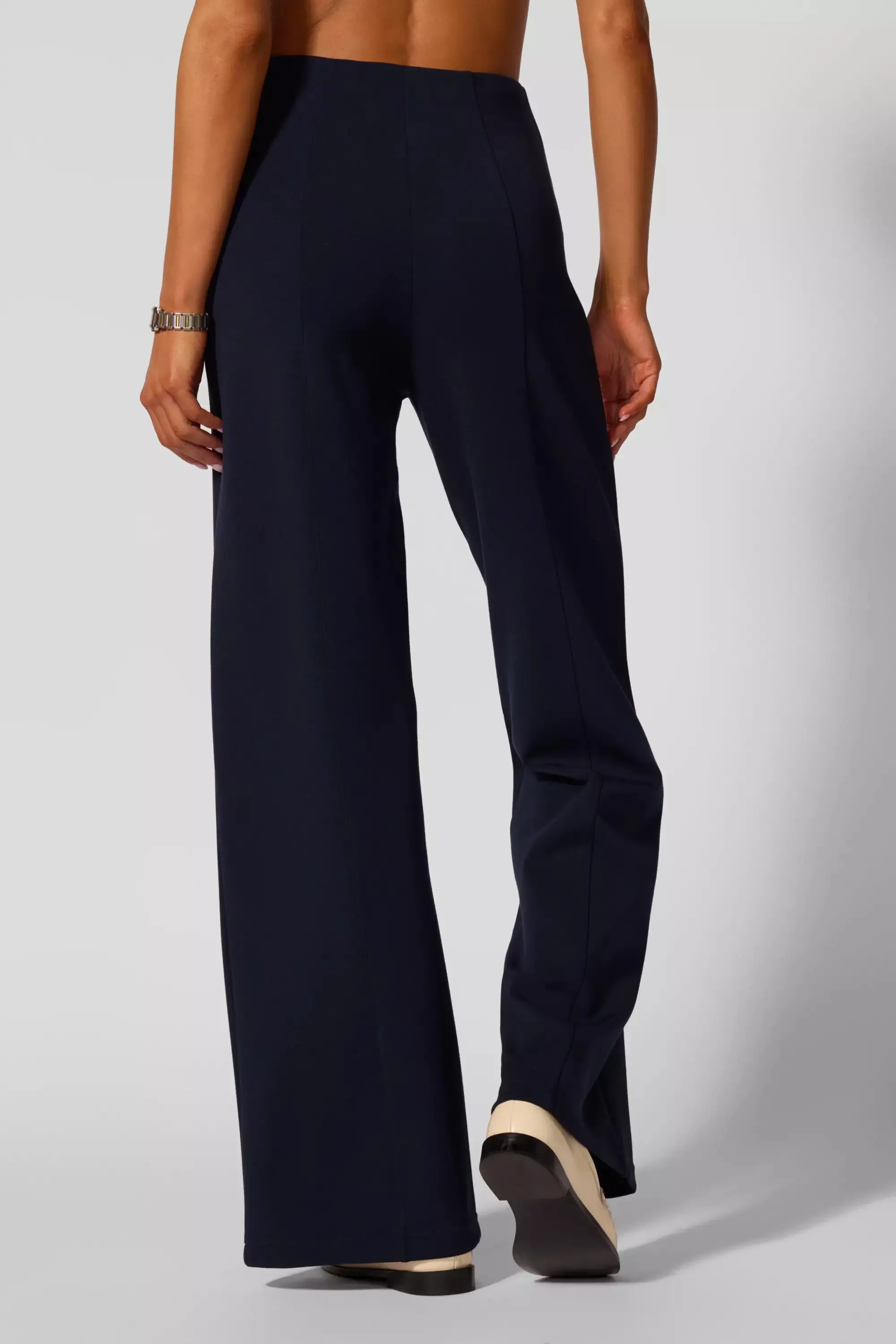 Wide Leg Pant - Navy Blazer