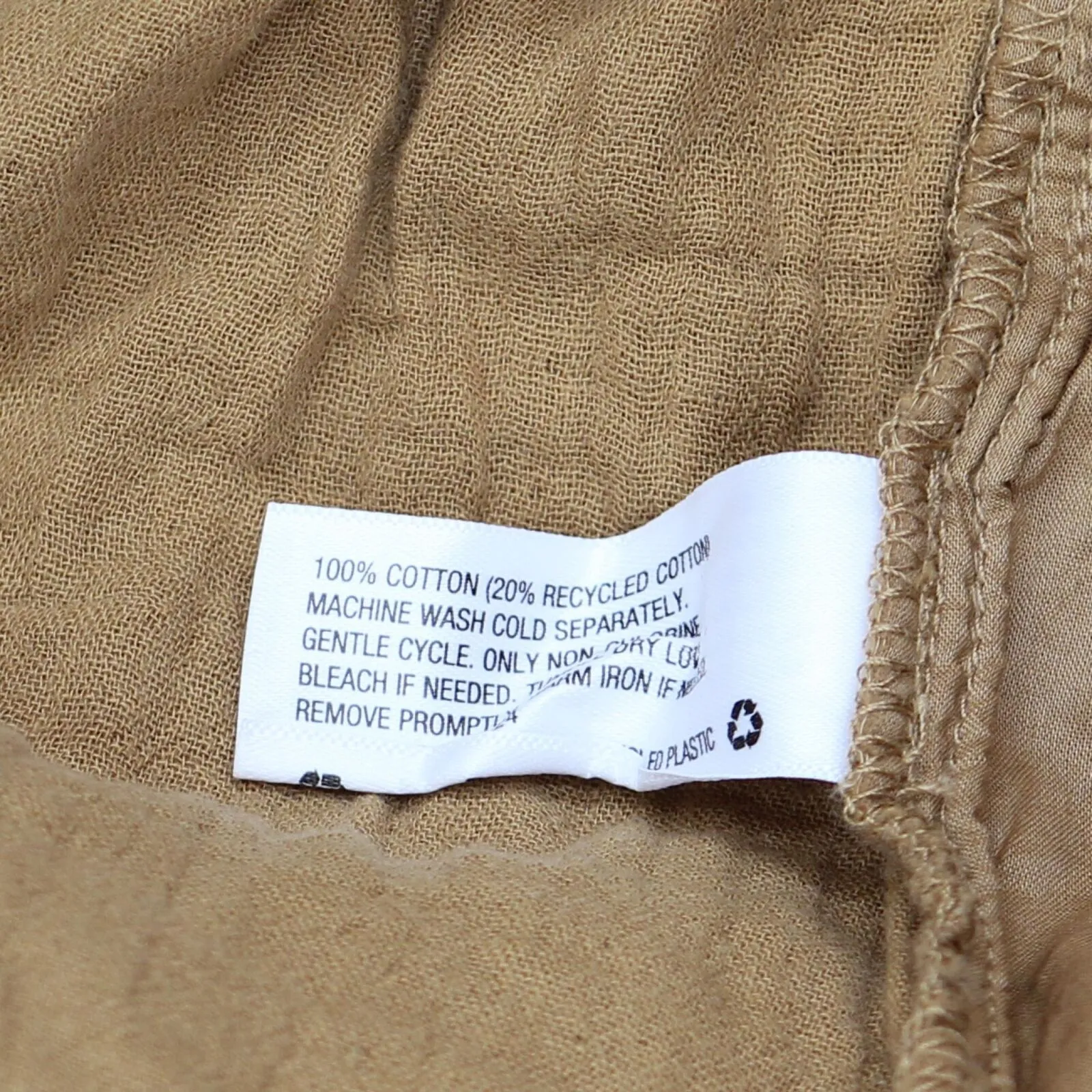 Wild Fable Wide Leg Relaxed Gauze Cargo Pants Brown Coral XL