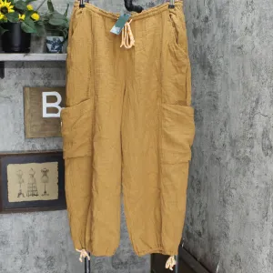 Wild Fable Wide Leg Relaxed Gauze Cargo Pants Brown Coral XL
