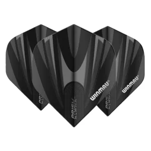 Winmau Prism Alpha Black and Grey Darts Flights