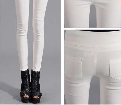 women Pencil Pants High Waisted push up Slim Stretch casual pants female fashion sexy capris Leggings skinny Trousers