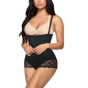 Women seamless bodysuit thong butt lifter high waist trainer