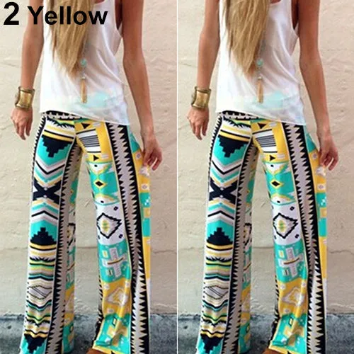 Women's Jogging Pants Comfortable Causal Trousers Striped Print Yoga Pants