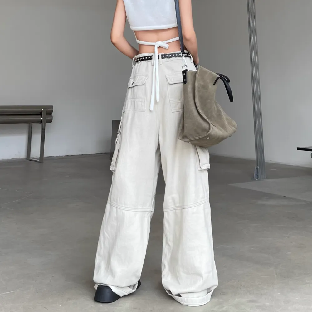 Women's Street Loose Multi-Pocket Cargo Pants