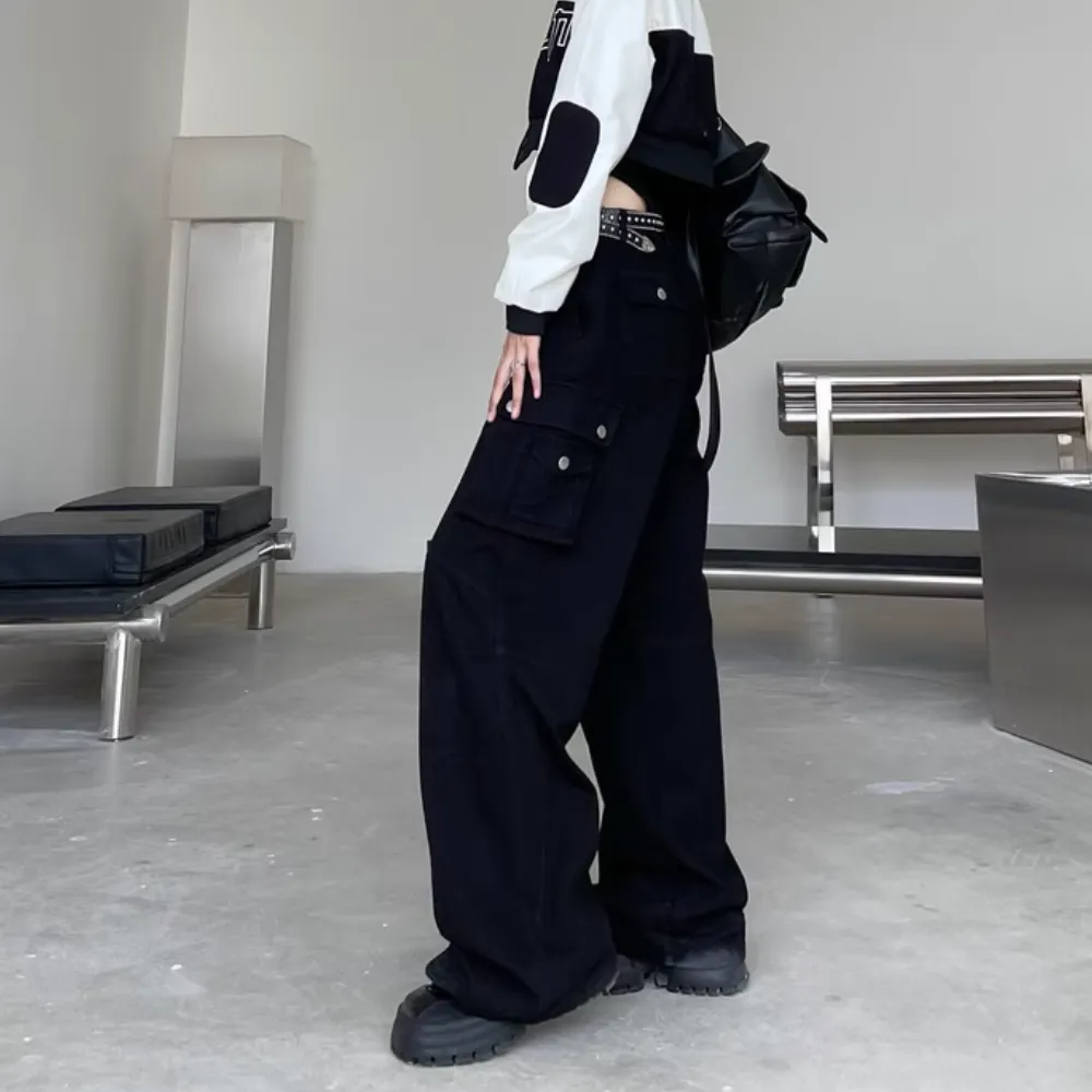 Women's Street Loose Multi-Pocket Cargo Pants