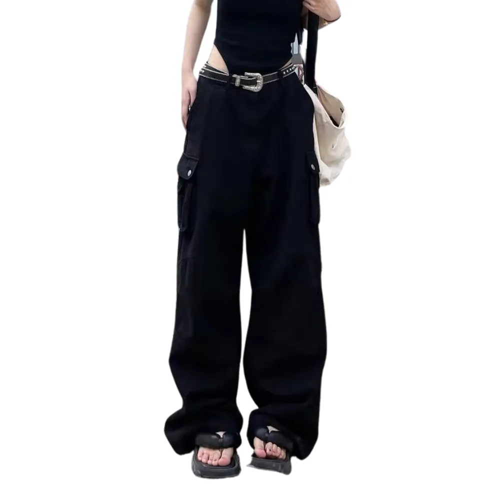 Women's Street Loose Multi-Pocket Cargo Pants