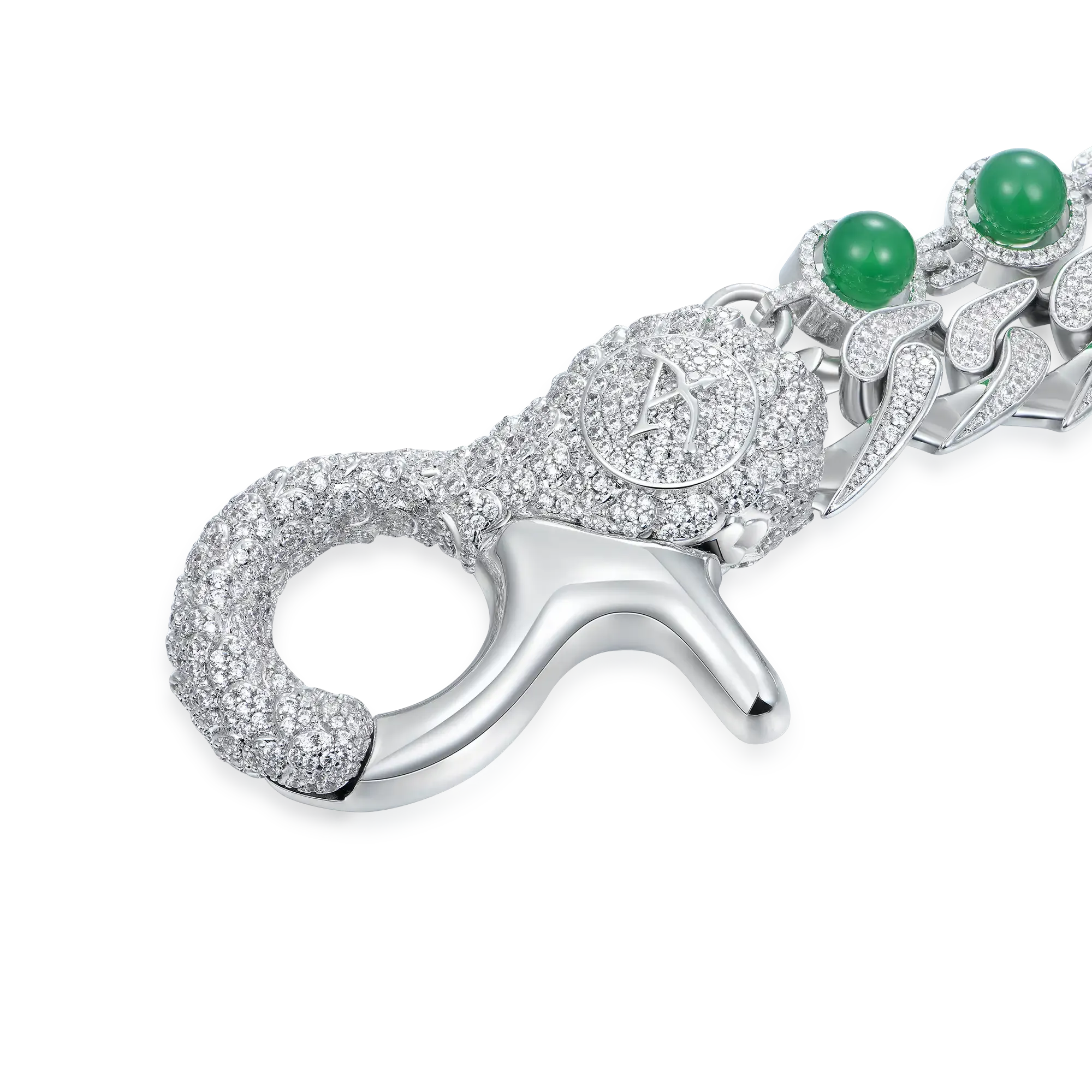 WONG Ⅱ Ridge Jade Cuban Chain & Wallet Chain - 15mm